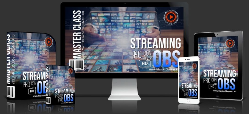 portada Streaming Pro con OBS - MasterClasses.la